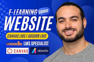 set up and configure absorb lms and canvas lms for online courses and elearning