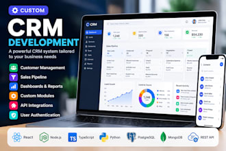 develop a custom CRM system for your business