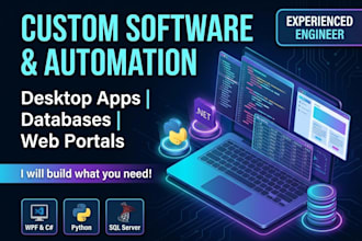 build custom applications, dashboards, databases etc