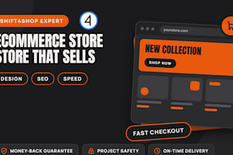 design attractive weebly website, shift4shop, bigcommerce website design 3dcart