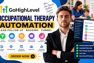 build gohighlevel occupational therapy clinic lead follow up booking automation