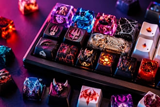 create unique 3d printed keycap designs for your mechanical keyboard
