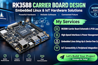 rk3588 carrier board design, embedded linux and iot hardware solutions
