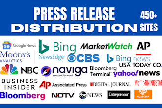 publish press release, press release distribution, write press release submit PR