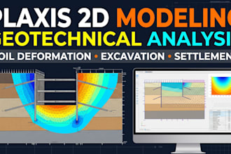 perform plaxis 2d geotechnical modeling analysis