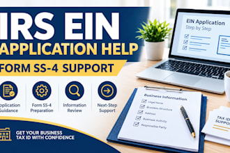 help with irs ein and tax id application
