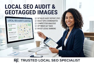 geotag images, google maps audit, gmb audit, local business report,local listing