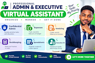 be confidential admin expenses invoicing bookkeeping spreadsheets executive VA