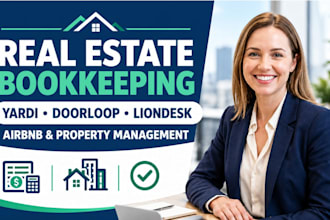do real estate bookkeeping in yardi doorloop liondesk airbnb property management