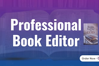 be your christian book editor and proofreader