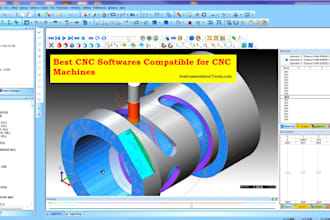 create cnc vmc nc programs and industrial 2d 3d designs