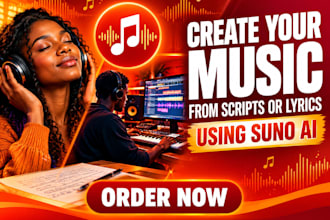 create or remake your song with suno ai and mureka ai, fast delivery