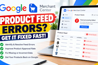 fix google merchant center product feed errors and disapprovals