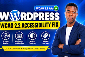 fix wordpress accessibility issues for wcag 22 compliance
