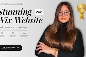 design redesign wix website, wix online store, booking, online course