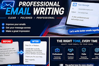 write, proofread and improve your professional emails