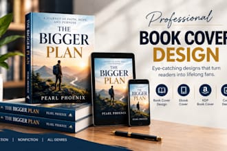 design ebook cover, book cover design and KDP book cover