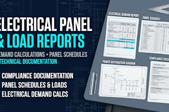 electrical compliance report calcs electrical demand calcs report electrical pan