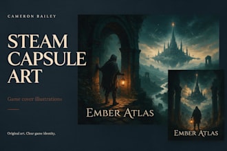 create steam capsule art steam capsule game cover illustrations