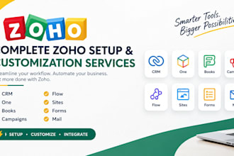 do zoho crm, zoho one, zoho books, zoho campaign, zoho flow, site, form and mail