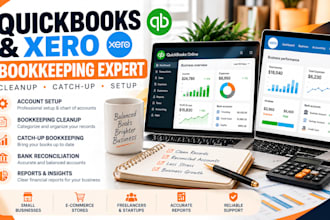 do expert quickbooks cleanup, catch up bookkeeping do expert quickbooks cleanup,