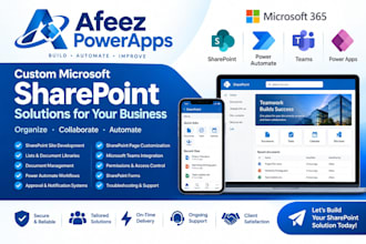 develop sharepoint sites, lists, libraries and workflows