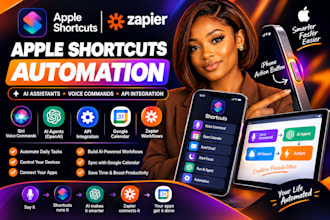 design advanced apple shortcuts automation and ai assistants voice commands api