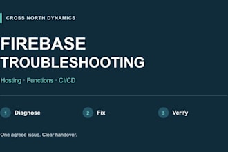 fix a firebase deployment or ci cd issue