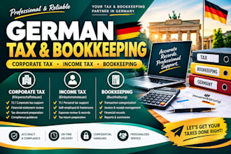 do german corporate tax, income tax, bookkeeping and tax returns