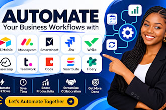 setup airtable monday com smartsheet jira wrike basecamp teamwork coda smartsuit