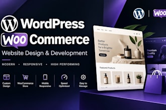 design woo commerce wordpress website redesign develop update clone customize