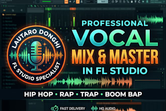 mix and master your rap, boom bap, or urban vocals in fl studio