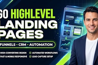 do ghl landing pages, ongoing gohighlevel VA support, and ghl white label setup