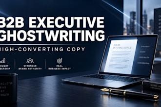 write high converting b2b executive ghostwriting and sales copy