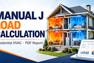do hvac manual j load calculation for permit