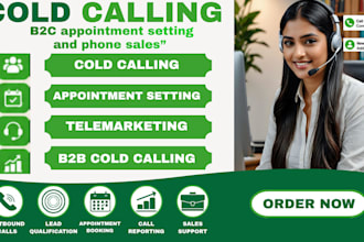 do b2c cold calling, appointment setting and phone sales