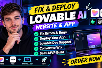 build fix deploy lovable ai website app lovable dev, lovable to wix, saas mvp