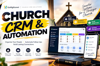 gohighlevel church crm automation church social media  church workflow crm