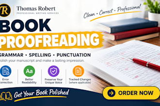 proofread your book, novel, or manuscript