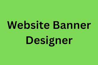 design professional website banners and ecommerce store banners