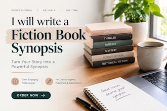 write a fiction book synopsis for literary agents