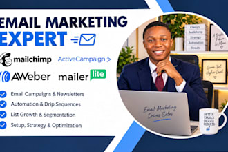 mailchimp and activecampaign email templates and automation workflows