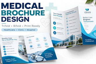design medical brochure healthcare brochure trifold brochure print ready design