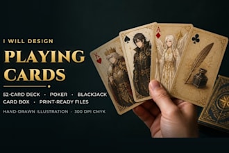 design playing cards, 52 card deck, poker card, card box illustration, blackjack