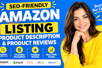 top amazon listing SEO product descriptions and product review
