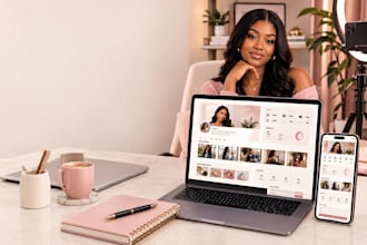 build a responsive influencer media kit website