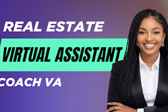 be virtual assistant for real estate and coaches business e commerce