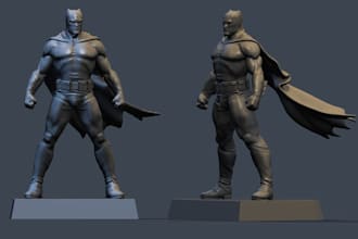 create printable 3d human figures, action figures, and sculpt articulated models