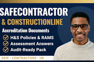 prepare your safecontractor and constructionline accreditation documents