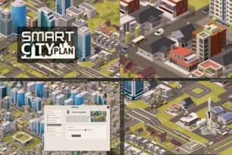 design custom 3d isometric event maps and vector map illustrations
